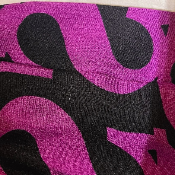 Desigual Logomania Blouse Womens Medium P-Bow Colorful Bold Print Lacroix Artsy - Picture 16 of 16